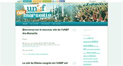 Desktop Screenshot of aixmarseille.unef.fr
