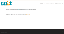 Desktop Screenshot of montpellier.unef.fr