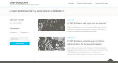 Desktop Screenshot of bordeaux.unef.fr