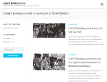 Tablet Screenshot of bordeaux.unef.fr