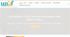 Desktop Screenshot of paris2.unef.fr