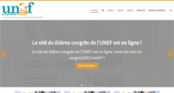 Desktop Screenshot of lille.unef.fr